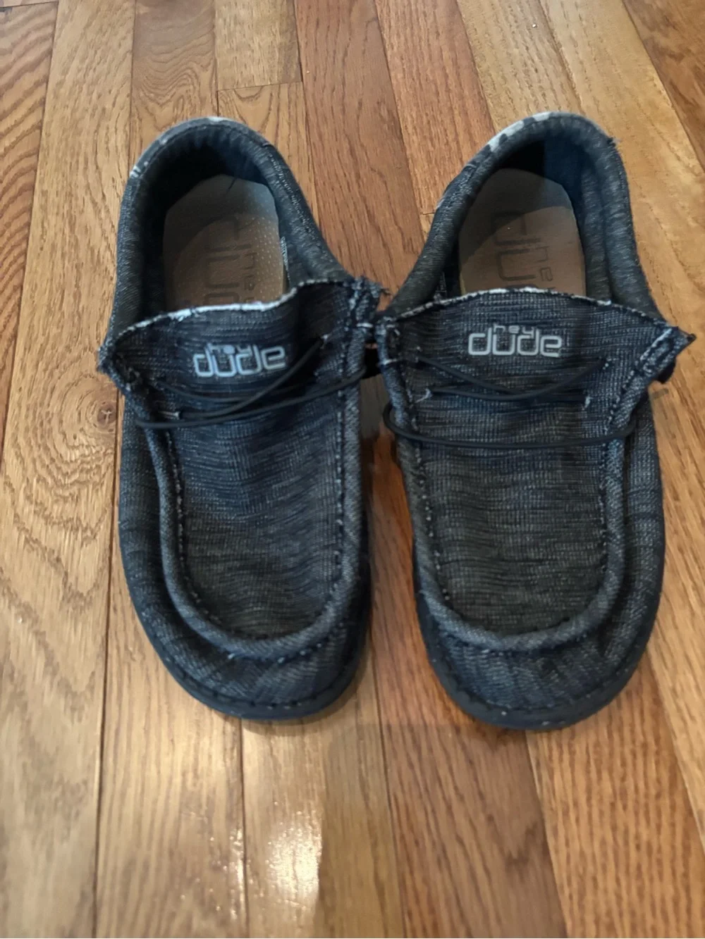 Hey Dude Men's Black Slip-On Loafers